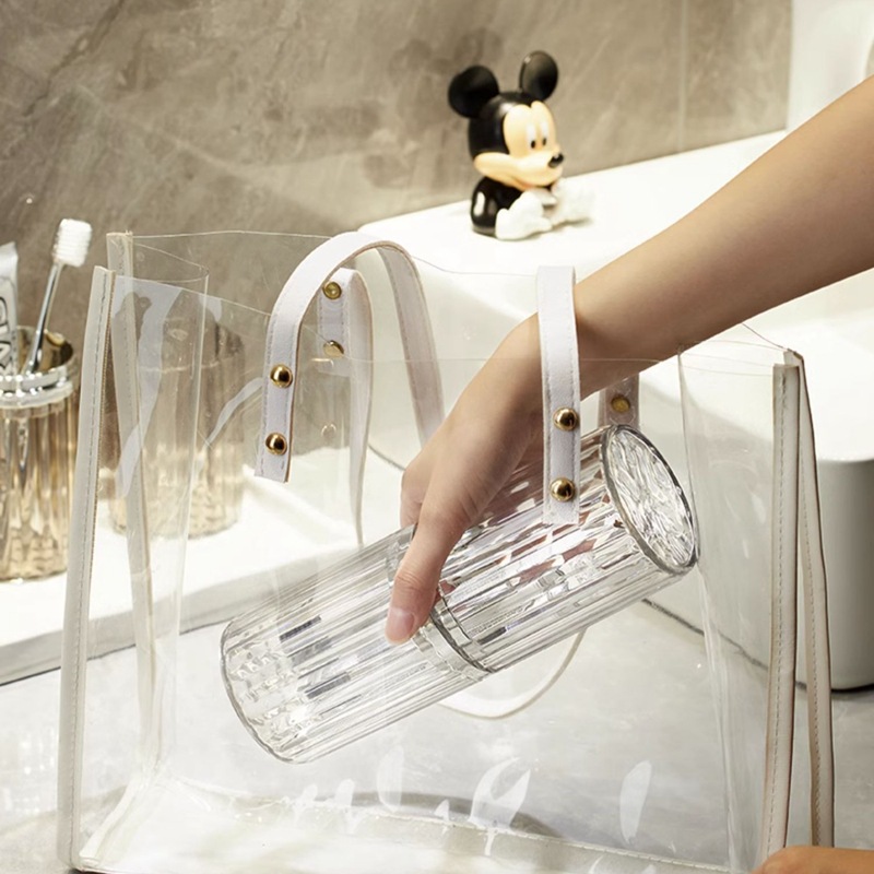 bydoll lujo ligero viaje taza de lavado cepillo de dientes pasta de dientes taza caja de almacenamiento de taza de dientes portátil taza de enjuague bucal