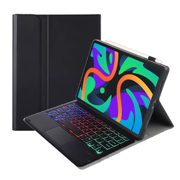 Phantom Black [Protective Case + Touch Colorful Backlit Keyboard]