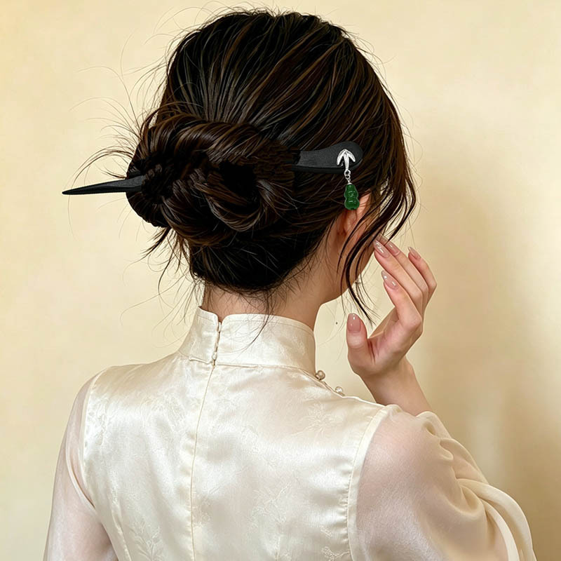 新中式葫芦发簪女高级感时尚百搭古风簪子汉服盘发中国风发饰头饰
