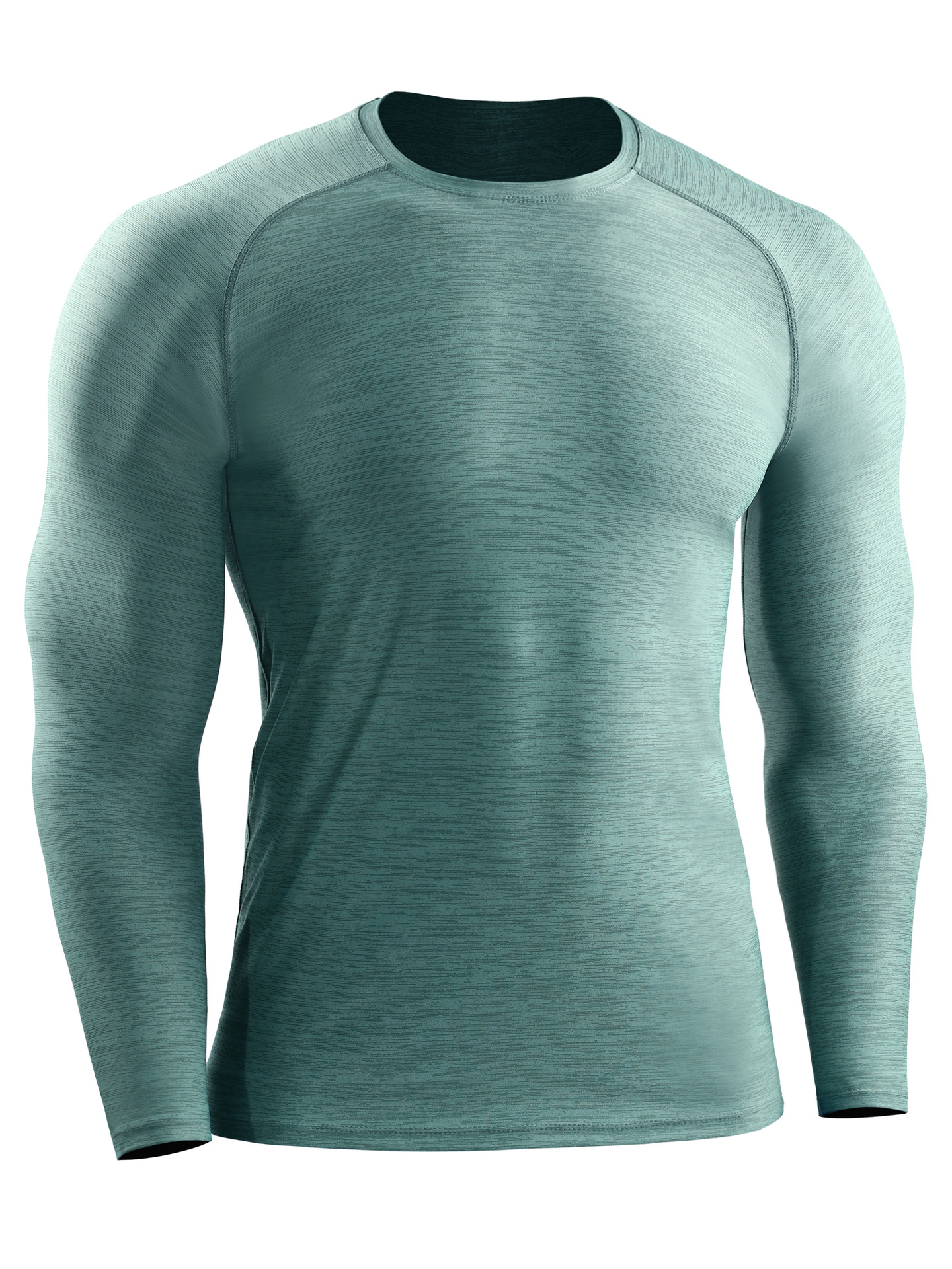 Otoño e Invierno de secado rápido Deportes de los hombres camisa de manga larga al aire libre correr ropa de fitness entrenamiento Delgado baloncesto estiramiento transpirable camiseta