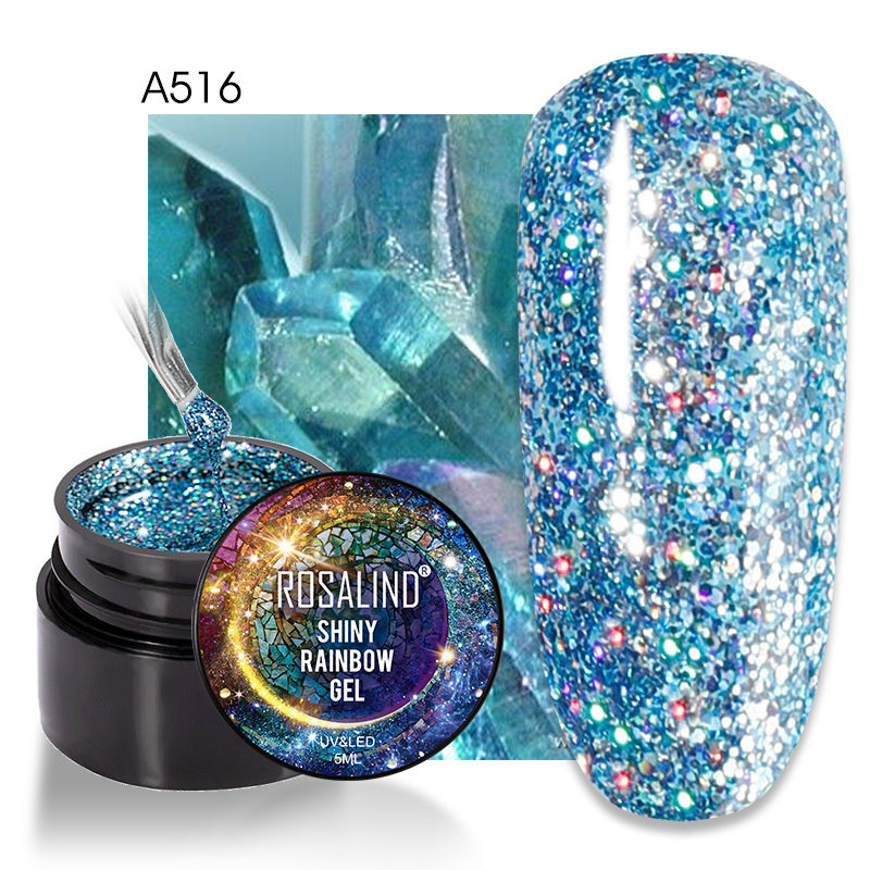 Rosalind transfronteriza pequeñas latas flash pegamento esmalte de uñas 5ml Barbie pegamento esmalte de uñas pegamento fototerapia pegamento esmalte de uñas pegamento