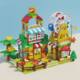 Children's Building Blocks Assembled Big Particle House Villa Rail Car Puzzle Intelligence Development Brain Educational Toy Boy