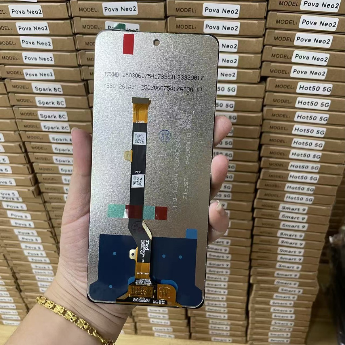 Aplicable a tecno spark 10PRO teléfono móvil LCD panel assembly KI7 LCD panel assembly LC