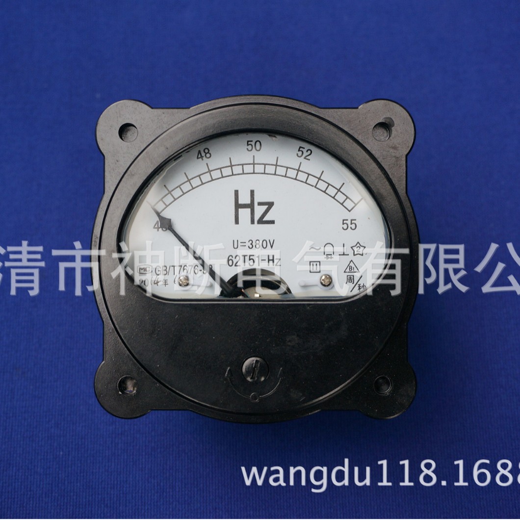 【批销】62T51-HZ（45-55）380V上海新浦仪表频率表