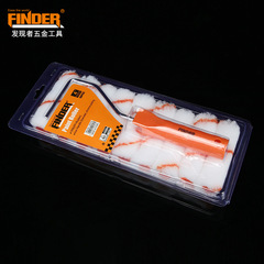 4 inch roller brush set decoration tool roller brush manufacturer wholesale polyester paint roller brush set paint brush