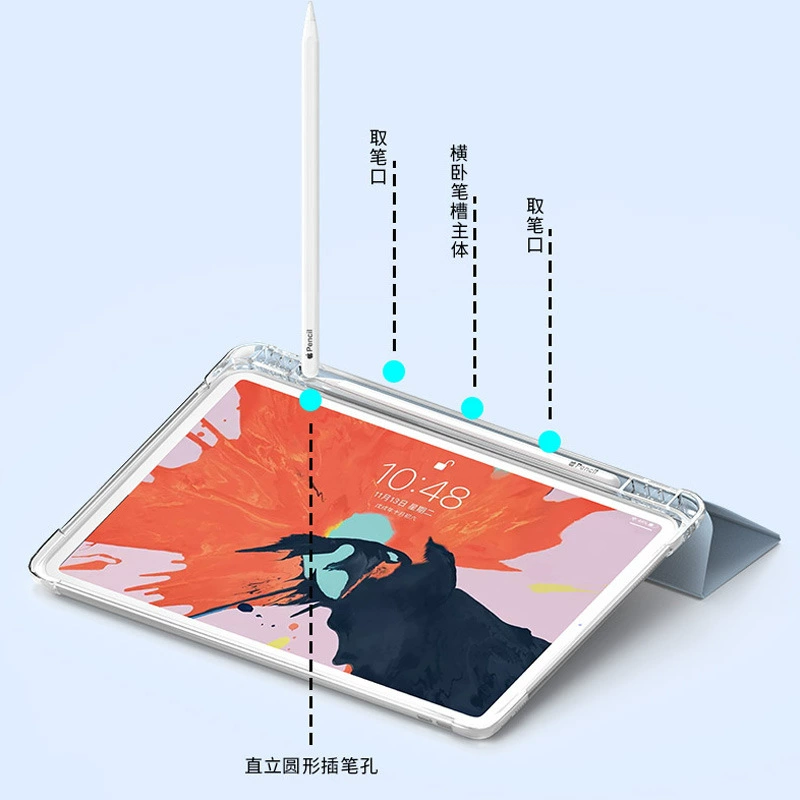 Защитный чехол Banbag для iPad, несколько размеров 7,9–13 дюймов, угол Airbag и отделение для стилуса, защита от падения
