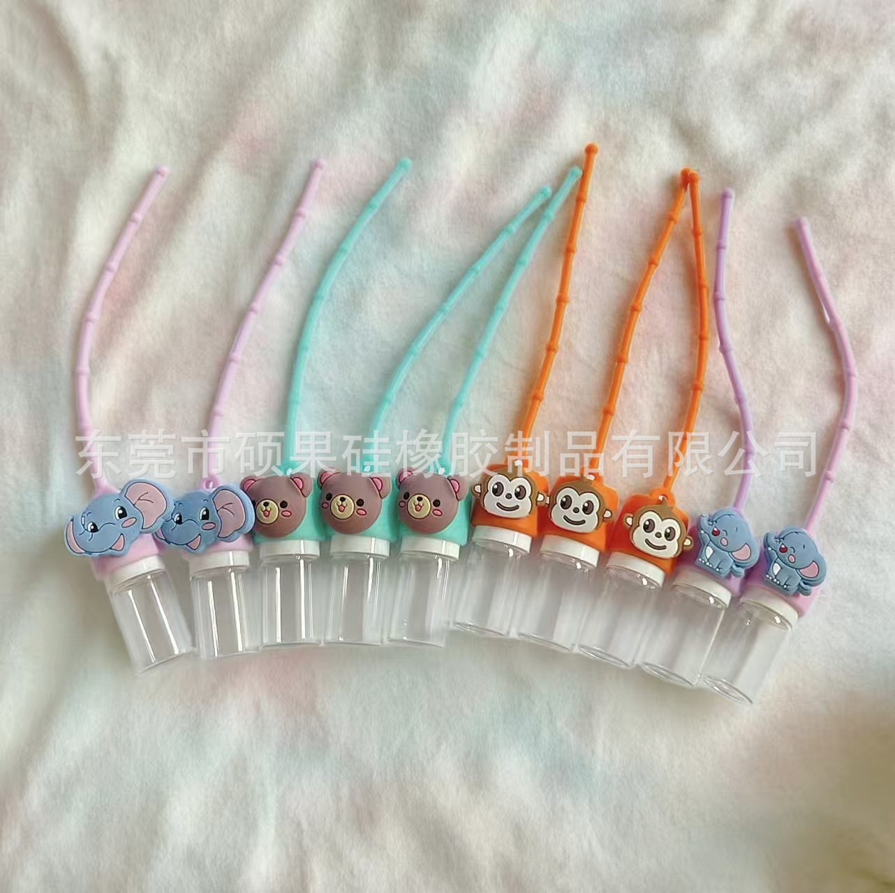 卡通滚瓶玻璃分装空瓶3ml走珠小样大小液体香水分装瓶小瓶乳胶