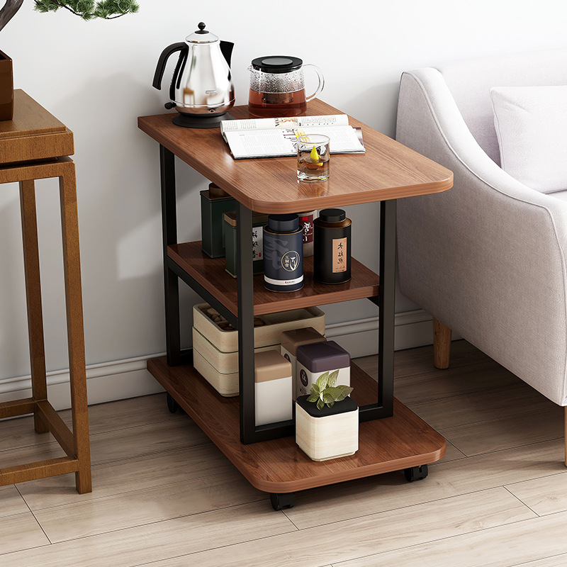 Movable Side Table, Small Coffee Table with Wheels, Sofa Side Tea Table, Living Room Home Sandwich Narrow Side Table, Light Luxury Storage Rack Movable Side Table, Small Coffee Table with Wheels, Sofa Side Tea Table, Living Room Home Sandwich Narrow Side Table, Light Luxury Storage Rack