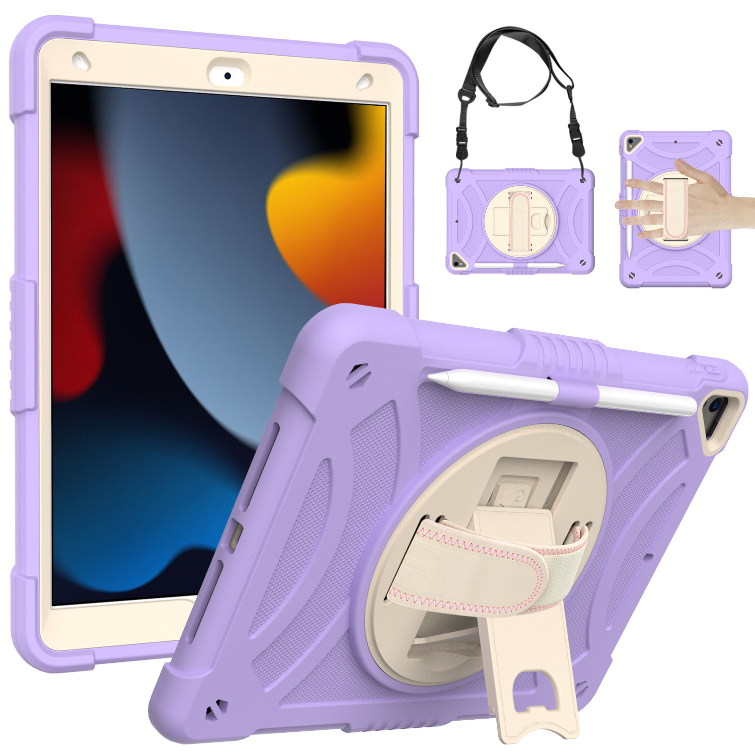 Comercio exterior transfronterizo nuevo caso de iPad 10.2 toneladas Apple Air3 todo incluido plano giratorio para niños image 10
