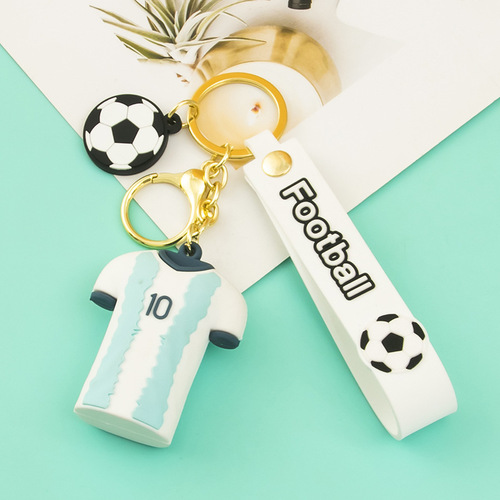  FIFA World Cup Star Jersey Figure Keychain Fan Gift Souvenir CR7 World Cup Ornament