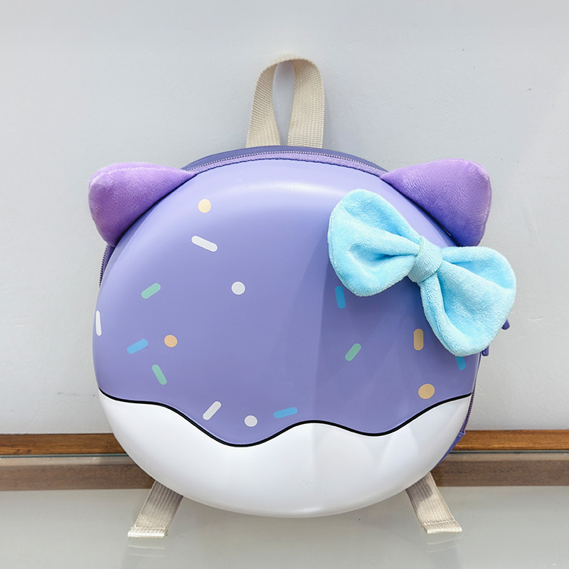 Bolsa infantil nueva cáscara de huevo pequeña bolsa transpirable caricatura jardín de infantes niñas mochila preescolar niñas mochila