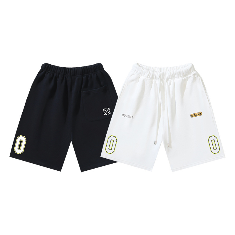 2025 Spring and Summer New Ow Letter Print Pattern Casual Loose Shorts for Men and Women, One Piece Wholesale Delivery 2025 Spring and Summer New Ow Letter Print Pattern Casual Loose Shorts for Men and Women, One Piece Wholesale Delivery