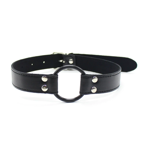 Plastic ring leather pin buckle
