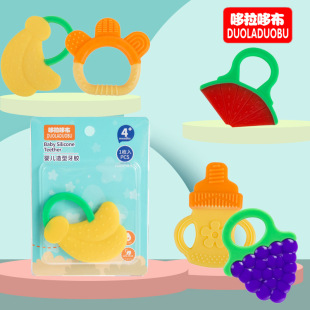 Doraemon Baby shape Gum Fruit styling teether baby teeth gum 6030