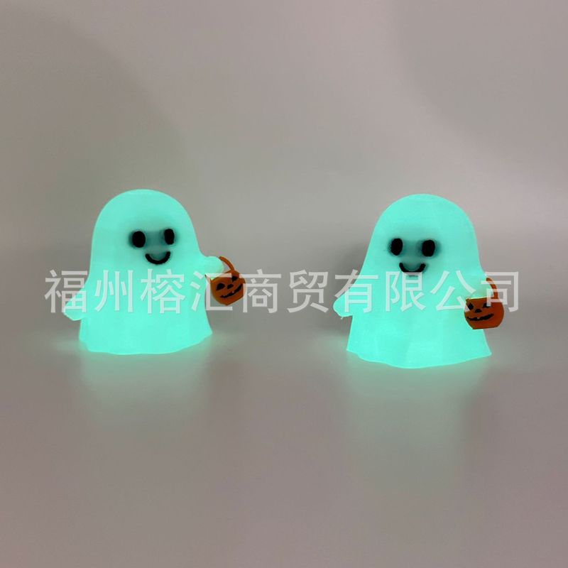 跨境爆品万圣节南瓜小幽灵3D打印装饰品狂欢夜派变装摆件玩具批发|undefined