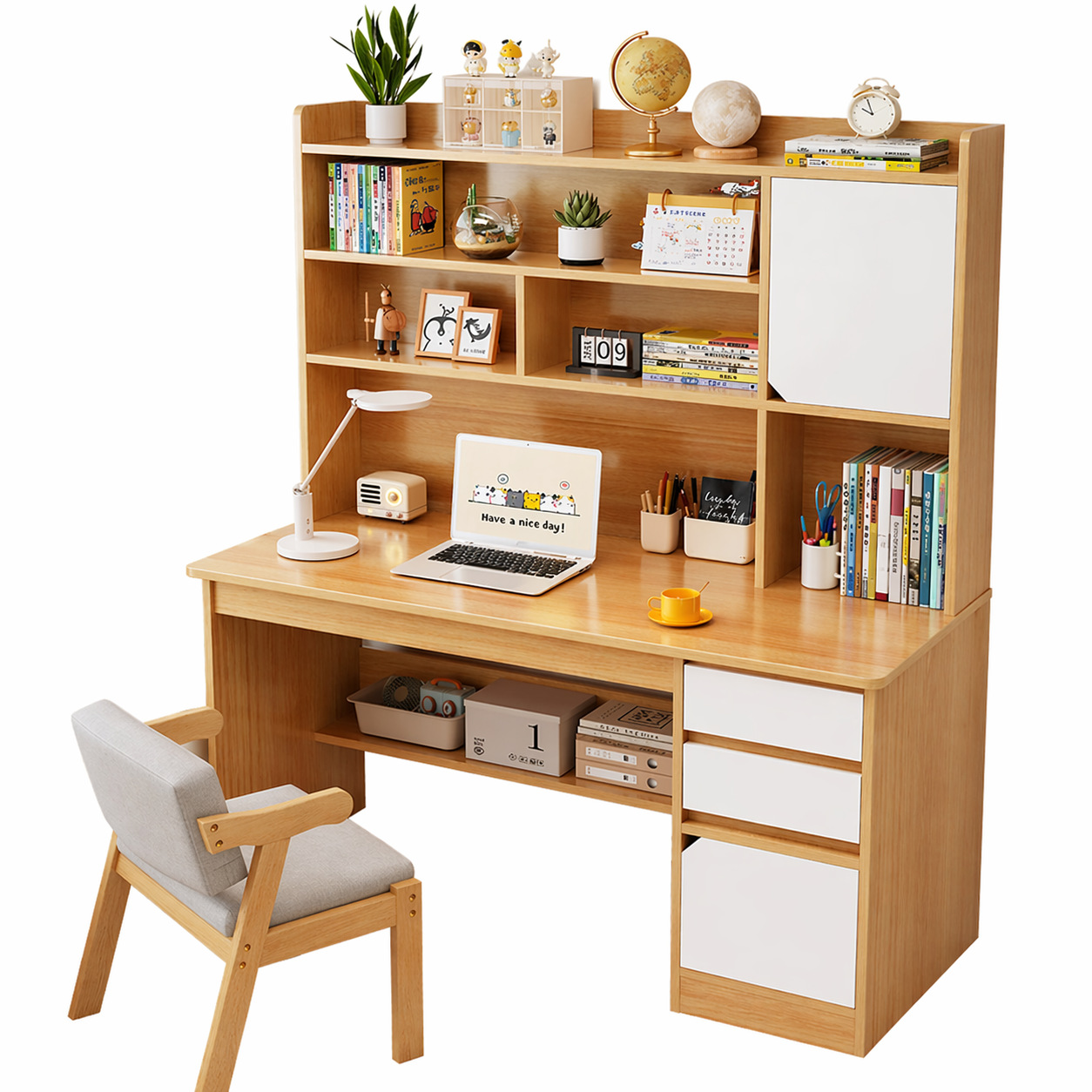 Escritorio estudiantil estante doméstico escritorio en una computadora escritorio dormitorio escritorio de estudio de estudiantes de secundaria junior simple escritorio de oficina