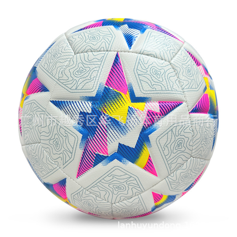 No.5 大人用競技用ボール PU ミシン縫い耐摩耗性サッカーボールトレーニング屋内および屋外サッカー|undefined