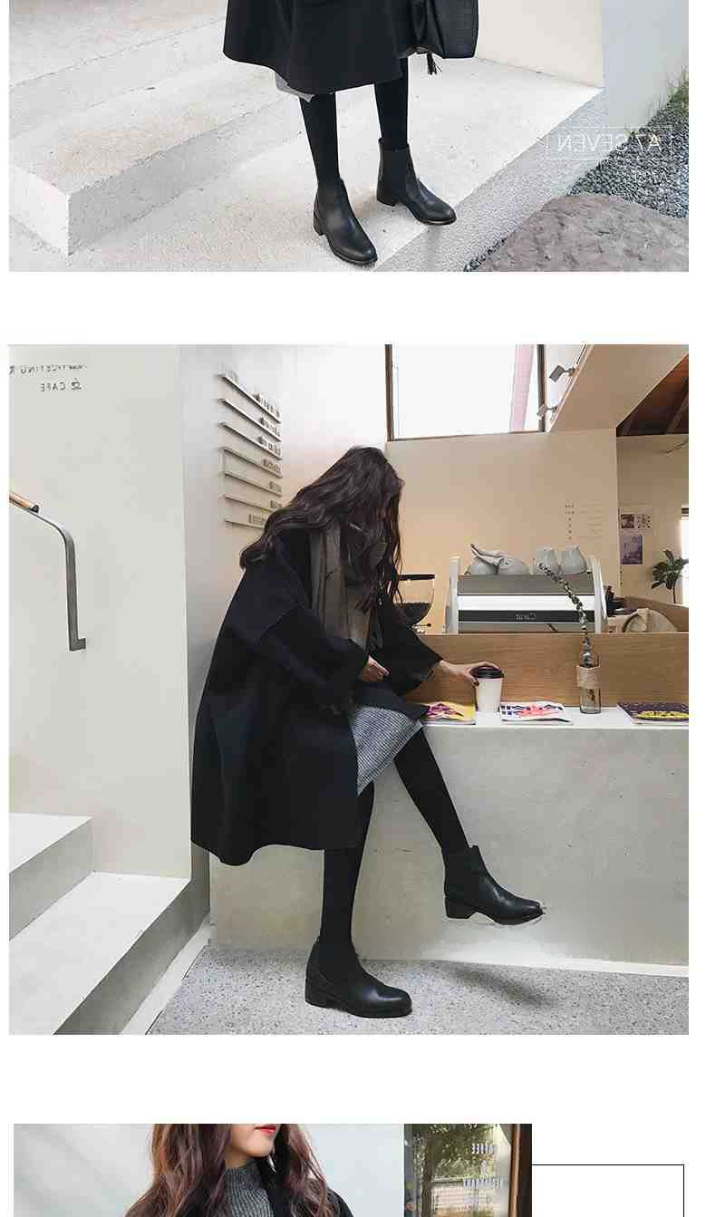 2021 Neue Herbst- und Winterjacke für Damen aus Wollstoff, Studentin im koreanischen Stil, mittellang, große Größe, lockerer Umhang, Hepburn-Mode_voghion.com