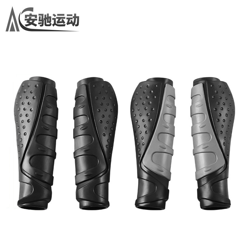 Cubierta del manillar de bicicleta de montaña suave antideslizante amortiguador cubierta del manillar cubierta de la manija de goma plegable bicicleta accesorios universales