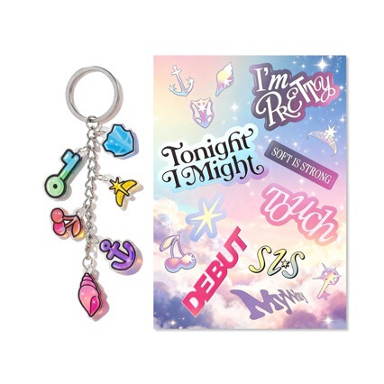 Concert Fan Merchandise Inspired by Friendship: Soft Clay Bracelet, Shell Infinity Key, Protective Shield Keychain Accessories Concert Fan Merchandise Inspired by Friendship: Soft Clay Bracelet, Shell Infinity Key, Protective Shield Keychain Accessories