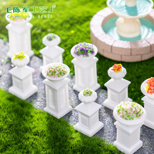 New Micro Landscape Creative European Style Planter Pot DIY Landscape Material Decorative Accessories Miniature Ornament