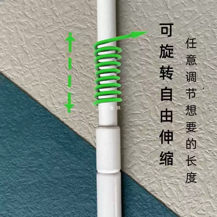 ✅ Кронштейн для покраски общежития, телескопическая штанга, одиночный аксессуар, карниз для кровати, двухъярусная кровать, одна деталь, трехсторонняя лапка для захвата