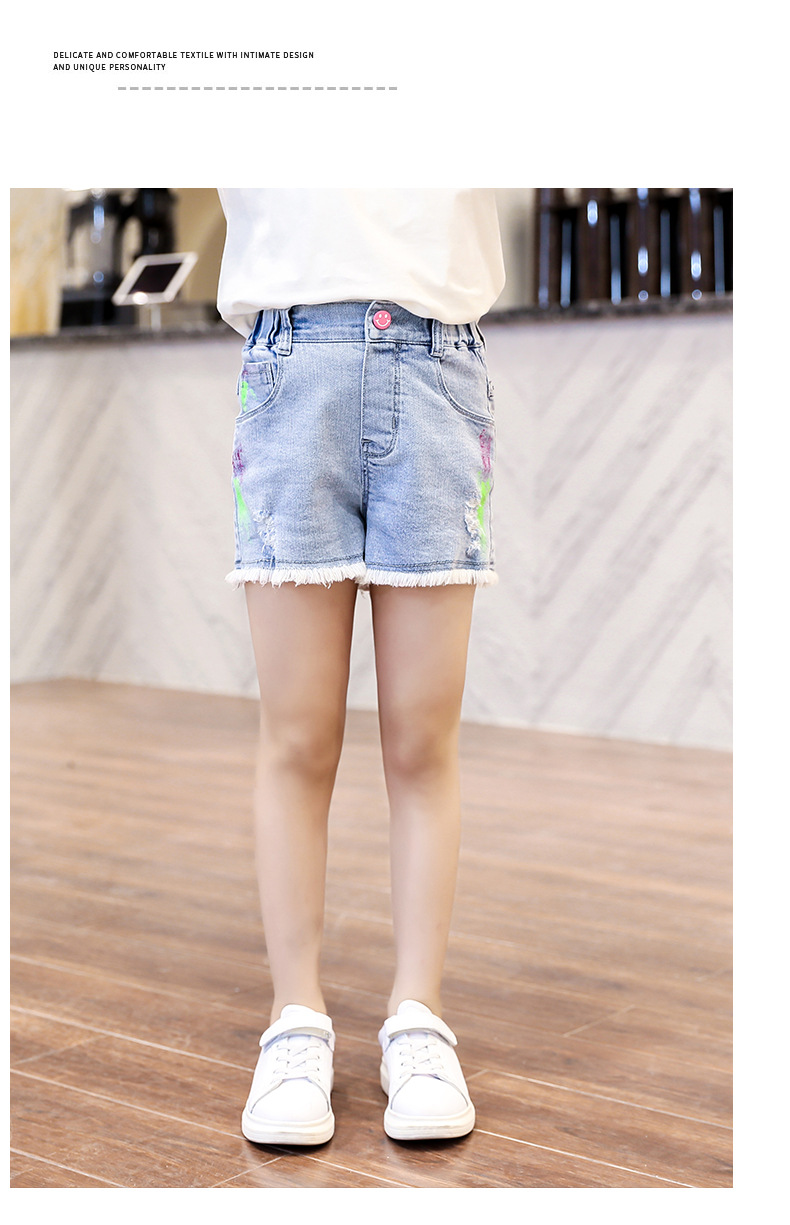 Girls Denim Shorts Teenage Girl Summer 