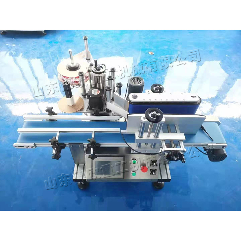 不干胶圆瓶贴标签机 食品饮料瓶酒瓶贴标器 调味料瓶台式打标机