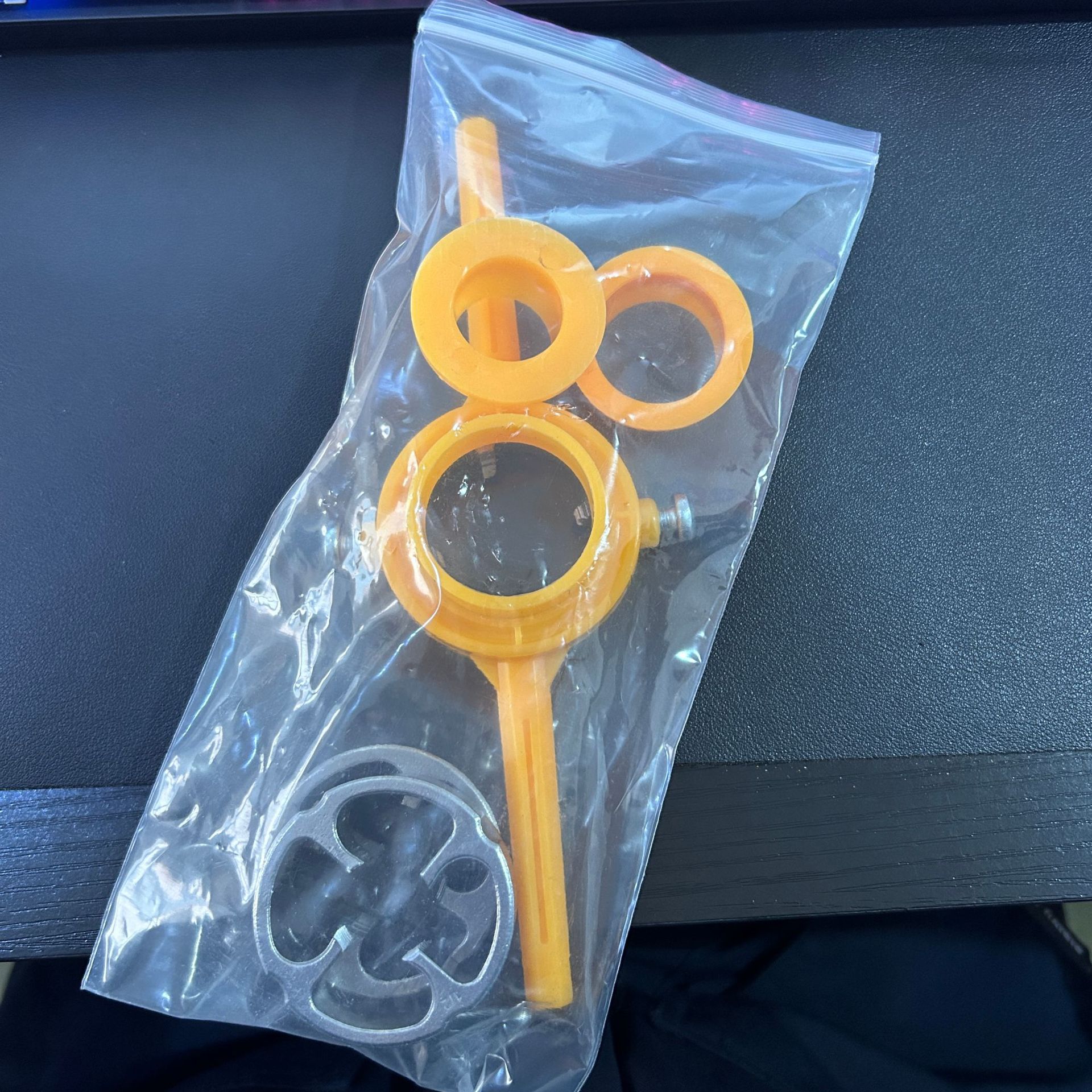 수도관 및 다이 6피스 지퍼백 세트