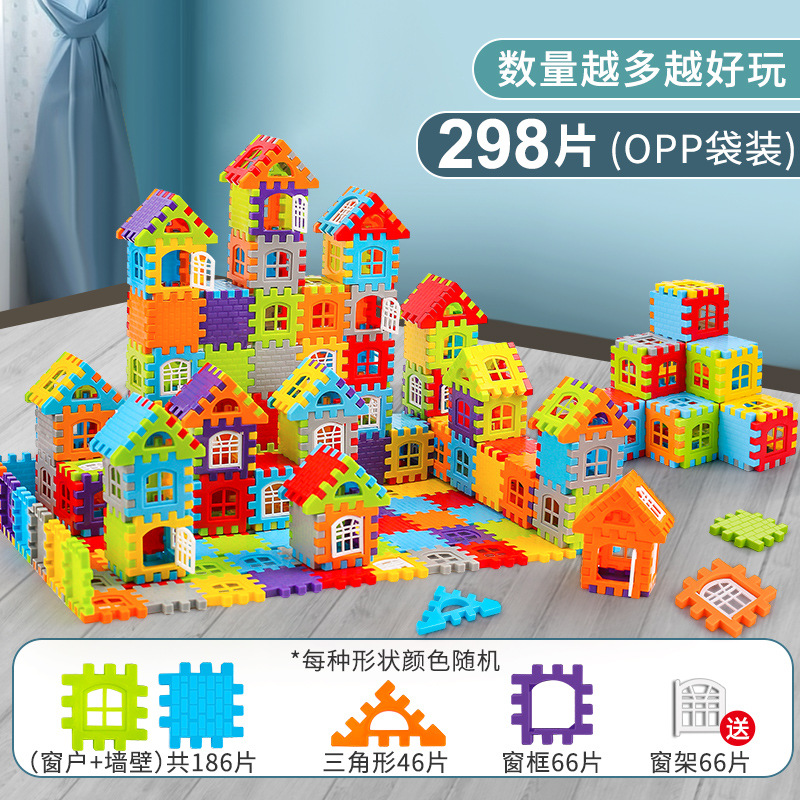 신축 주택 블록 298 장 (봉투 등) 과 창틀 66 장