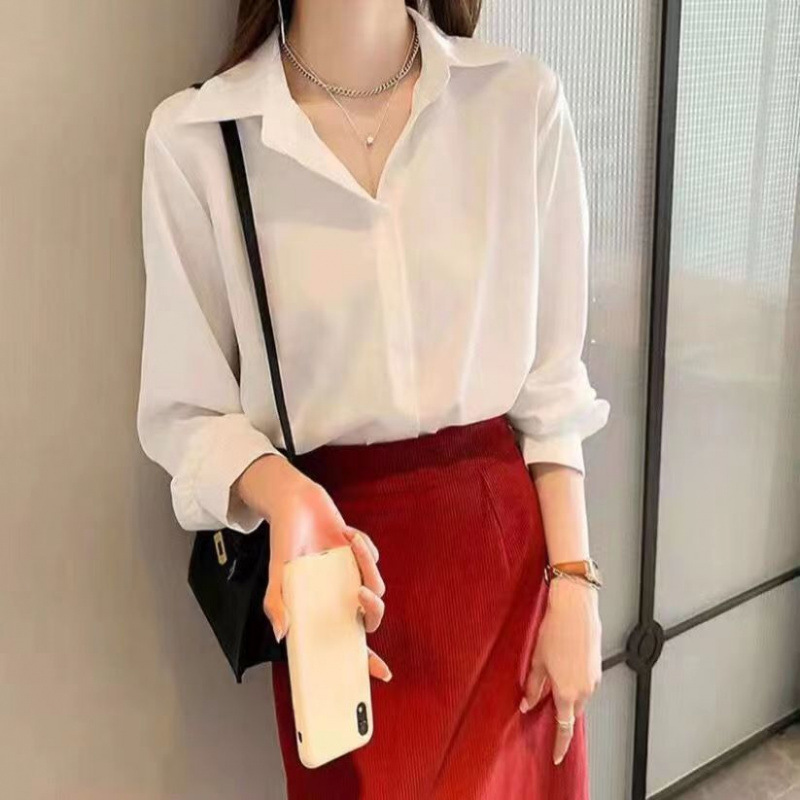 흰색 긴팔, 품질 좋은 선택