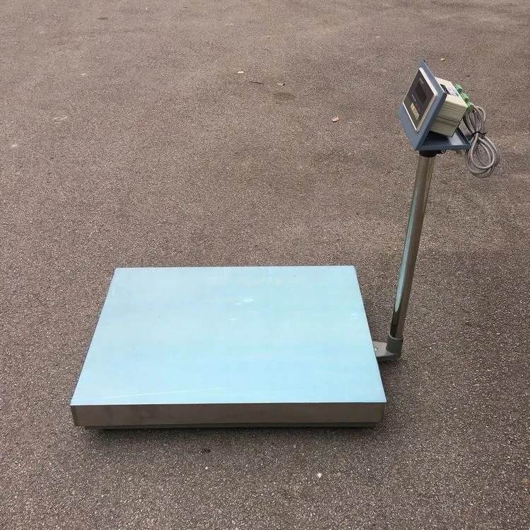 控制电磁阀门开关量输出电子秤PLC通讯立式落地台称4-20mA通讯秤