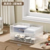 Translucent PET cosmetic cabinet 2 drawers