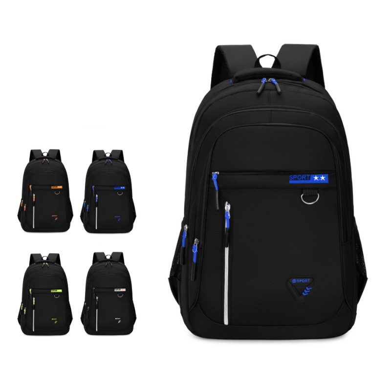 Wholesale men's large-capacity business laptop backpack, outdoor leisure travel student school bag, one-piece drop shipping