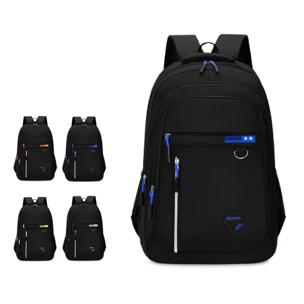 Wholesale men's large-capacity business laptop backpack, outdoor leisure travel student school bag, one-piece drop shipping