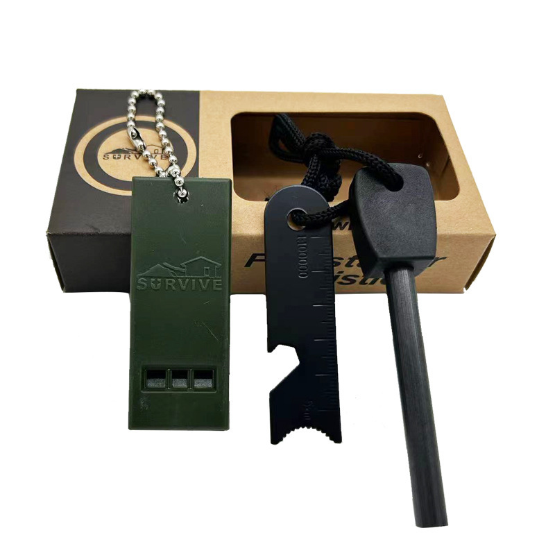 Camping Survival Gear Survive Survival Kit Large Waterproof Stick Outdoor Magnesium Alloy Box Outdoor Tools