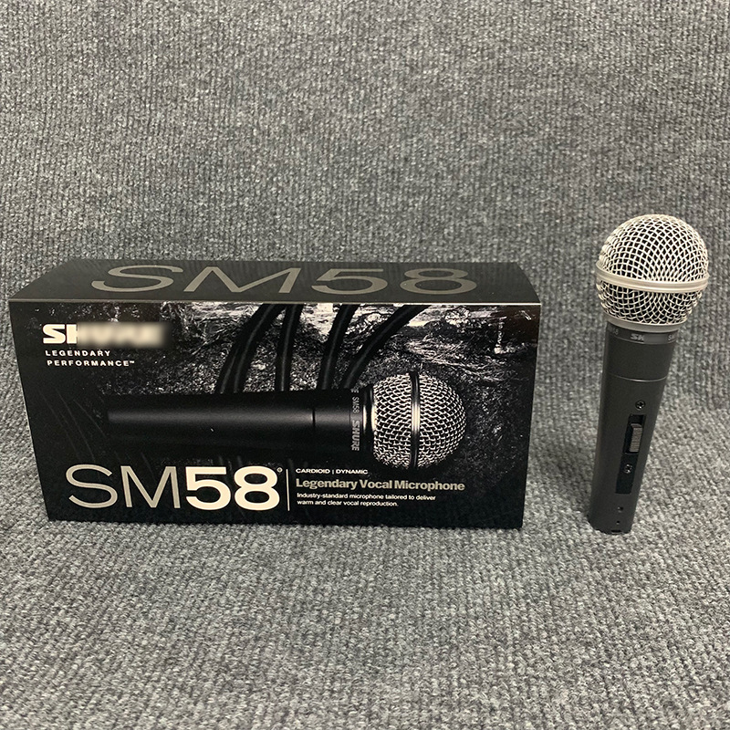 Cross-Border Supply Sm58Sk Wired Dynamic Microphone Performance Stage Karaoke Host Live Broadcast Professional Microphone Cross-Border Supply Sm58Sk Wired Dynamic Microphone Performance Stage Karaoke Host Live Broadcast Professional Microphone
