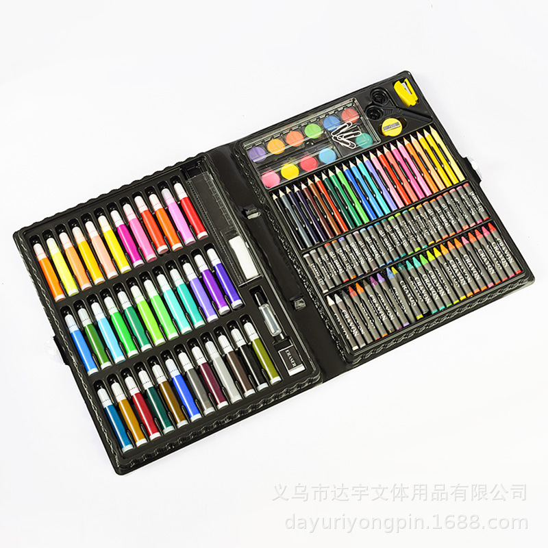 208水彩笔套装150画笔六一儿童节绘画文具 彩笔 礼物画画套装批发|undefined