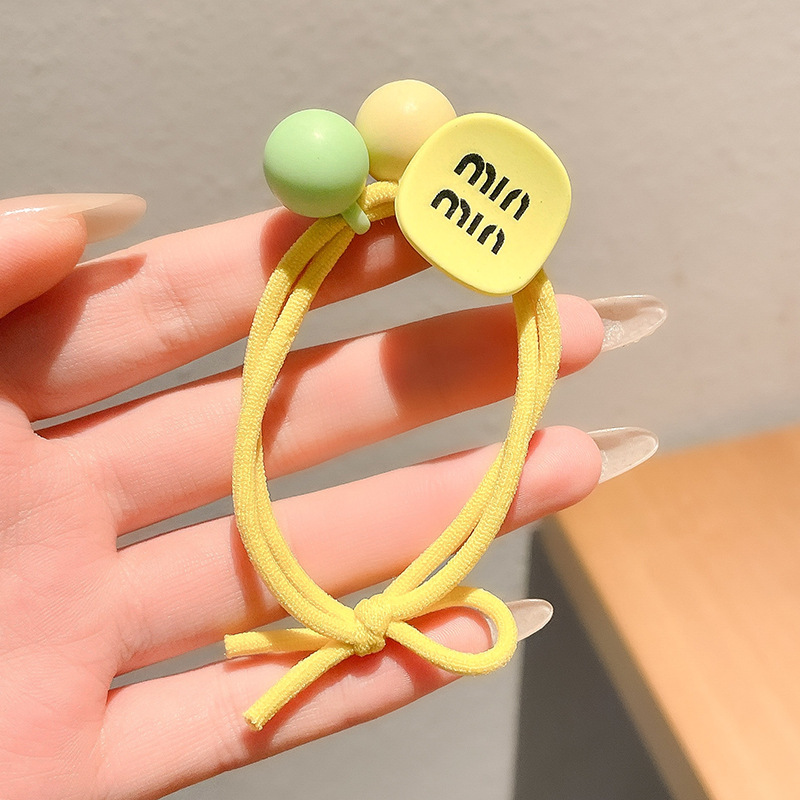 Niños de dibujos animados coloridos cuerda de cabeza niñas atadas artefactos de cabello de alta elasticidad anillo de cabello niñas no lastiman cabello de cabello de cola de caballo