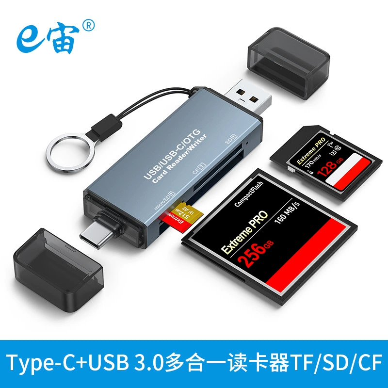 Кардридер Type-C, еще один USB 3.0, подходит для Apple OTG, мобильного телефона, CF/TF/SD карта