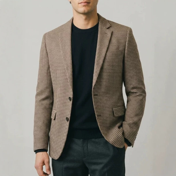 Spring and Autumn European and American Men's Casual Suit 3D Polka Dot Print Jacket for Vacation, Wedding, Graduation Ceremony Formal Wear