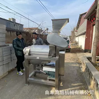 大产量0.5吨桃子去核榨汁机 多用途圣女果果汁机 工业原汁机