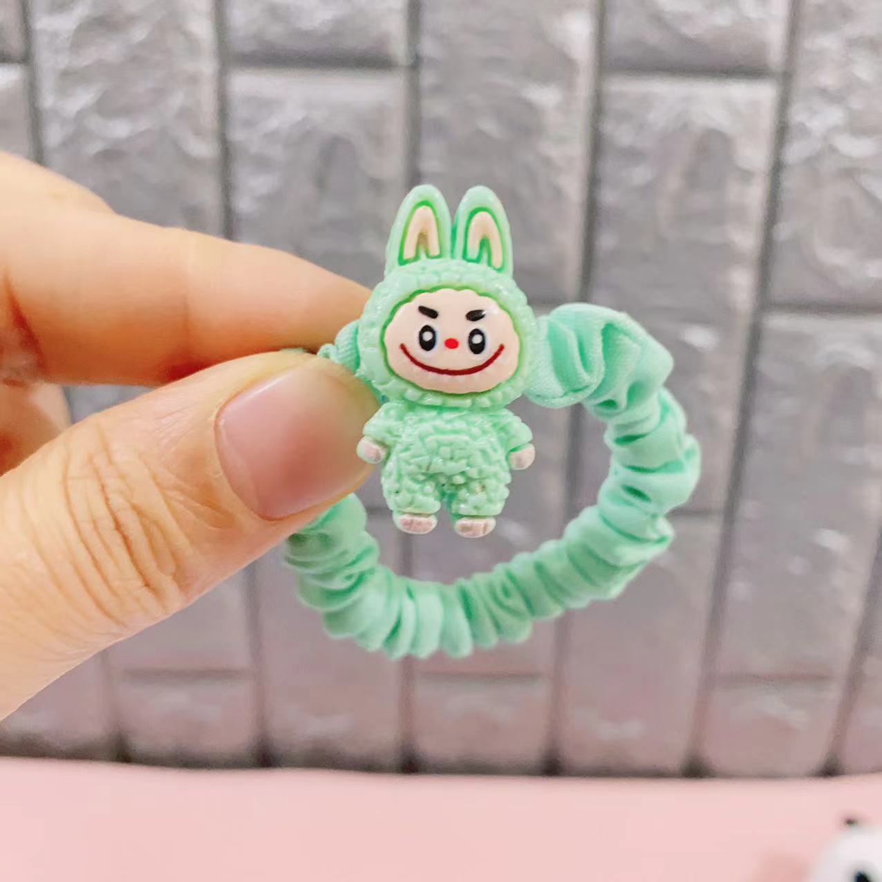 컬러풀한 고무줄 풀 천 2#(녹색)