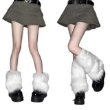 Японские милые демисезонные удерживающие тепло белые гетры, стиль Лолита