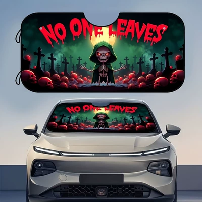 Sun shade | Halloween Skull and Spider Themed