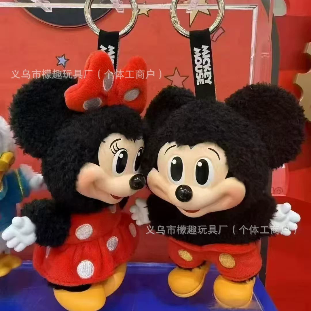 Новый MINISO Микки Маус слепая коробка виниловая кукла Микки Минни серия Микки семейная плюшенная подвесная кукла