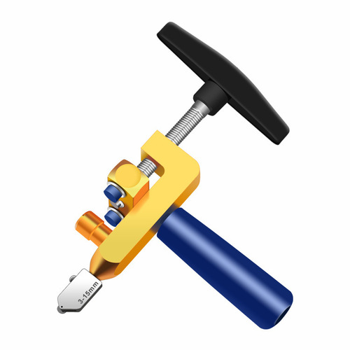 Integrated glass knife, tile border opener, two-in-one tile glass knife, glass cutter, blade pusher