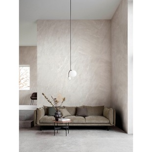 Nordic Simple Texture Cement Tiles Wabi-Sabi New Living Room Imitation Sandstone Dry Grain Full Ceramic Floor Tiles Simple Kitchen and Bathroom