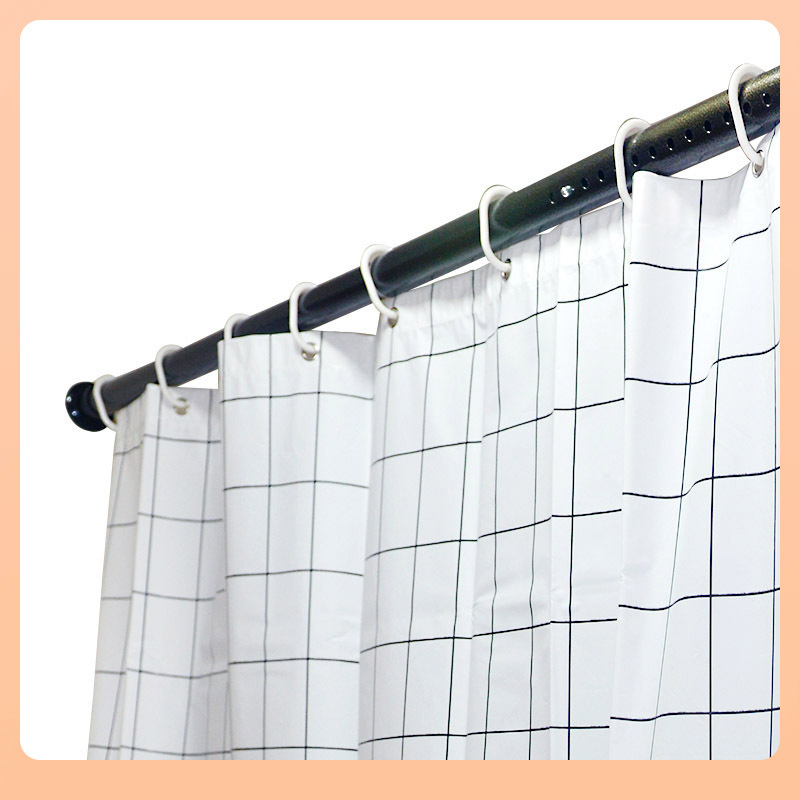 Barra de cortina extensible sin instalación, ideal para dormitorio, baño o balcón, soporte ajustable y resistente