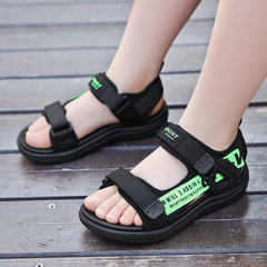 Children's sandals 2024 new summer boy sandals for big and small children Korean style soft bottom fashionable sports beach shoes
